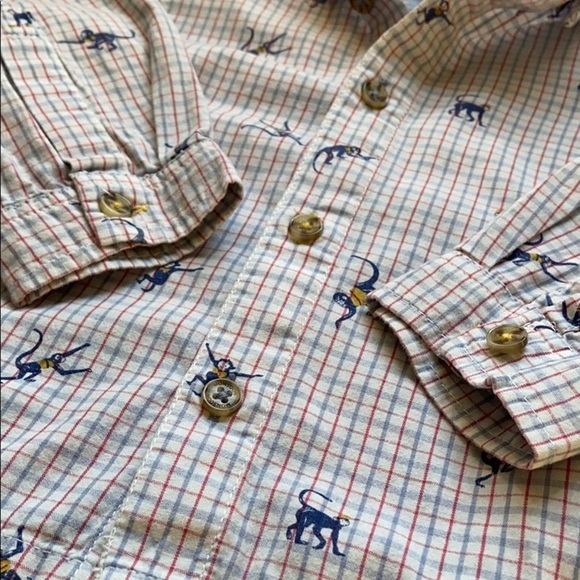 Monsoon Button Down Dress Shirt Toddler - Picture 4 of 14
